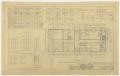 Technical Drawing: Borden County Courthouse: Floor Plan