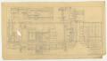 Technical Drawing: Aycock Residence, Sweetwater, Texas: Interior Elevations and Details