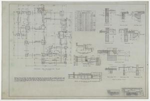 Primary view of object titled 'Bryant Residence, Midland, Texas: Footing and Foundation Plan'.