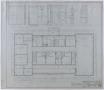 Technical Drawing: State Epileptic Colony Dormitory, Abilene, Texas: Second Floor