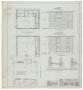 Technical Drawing: Manley Residence, Abilene, Texas: Foundation and Layout Plans
