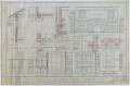 Technical Drawing: Wade Residence, Stamford, Texas: Fireplace and Various Details