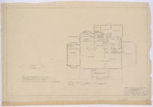 Primary view of object titled 'McDaniel Residence Alterations, Abilene, Texas: First Floor Plan'.