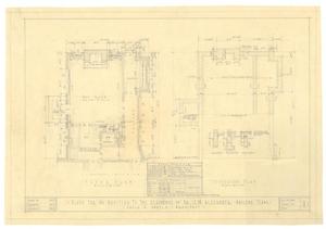 Primary view of object titled 'Alexander Residence Addition, Abilene, Texas: Floor Plan and Foundation Plan'.