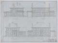 Primary view of Maxwell Residence, Abilene, Texas: Plans for a Residence, East, South, West, and North Elevations