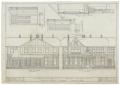 Primary view of Campbell Residence, Abilene, Texas: Section, Detail, and Elevations