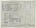Technical Drawing: Prairie Oil & Gas Co. Cottage, Ranger, Texas: Roof Plan and Details