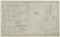 Technical Drawing: Bunkley Residence, Stamford, Texas: Basement and Foundation Plans