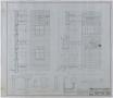 Technical Drawing: State Epileptic Colony Dormitory, Abilene, Texas: Wall Construction