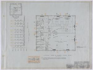 Primary view of object titled 'Taylor County Jail, Abilene, Texas: Third and Fourth Floor Mechanical Plan'.
