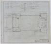 Technical Drawing: First Baptist Church, Rule, Texas: First Level Floor Plan