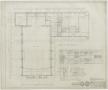 Technical Drawing: First Methodist Church Additions: First Floor Plan and Details