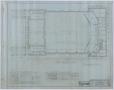 Technical Drawing: Central Christian Church, Stamford, Texas: First Floor Plan