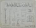 Thumbnail image of item number 1 in: 'First Methodist Church, McCaulley, Texas: Elevation and Details'.