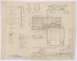 Technical Drawing: First Baptist Church Educational Building: Second Floor Addition Plan…