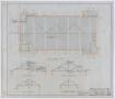 Technical Drawing: First Baptist Church, Rule, Texas: Roof Framing Plan
