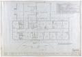Technical Drawing: Sanitarium Building Additions, Stamford, Texas: First Floor