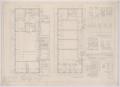 Thumbnail image of item number 2 in: 'First Baptist Church Addition, Rule, Texas: First and Second Floor Layouts'.
