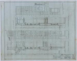 Primary view of object titled 'Central Christian Church, Stamford, Texas: Section Plans'.