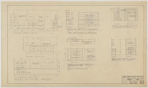 Primary view of object titled 'Highland Methodist Church, Odessa, Texas: Cabinet Detail Plans'.