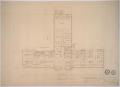 Technical Drawing: Midland Memorial Hospital, Midland, Texas: Preliminary Plans, First F…