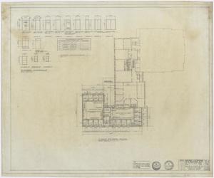 Primary view of object titled 'First Baptist Church Educational Building Additions: First Floor Plan'.