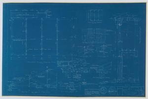 Primary view of object titled 'Hendrick Home for Children Garage, Abilene, Texas: Second Floor Framing Plan and Roof Details [Proof]'.