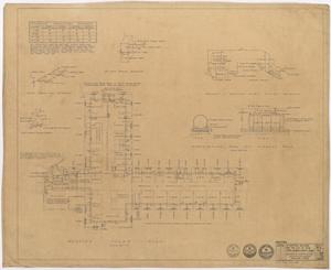 Primary view of object titled 'Hospital Building, Spur, Texas: Heating Plan'.