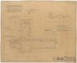 Technical Drawing: Hospital Building, Spur, Texas: Heating Plan