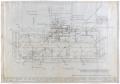 Technical Drawing: Sanitarium Building Additions, Stamford, Texas: Basement Plan