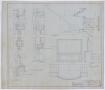 Technical Drawing: First Baptist Church, Rule, Texas: Baptistery Details