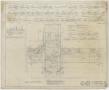 Technical Drawing: Hospital Building, Spur, Texas: Floor Framing Plan