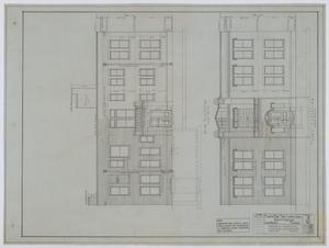 Primary view of object titled 'Sanitarium Building, Lamesa, Texas: Rear and Front Elevation'.