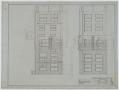 Technical Drawing: Sanitarium Building, Lamesa, Texas: Rear and Front Elevation