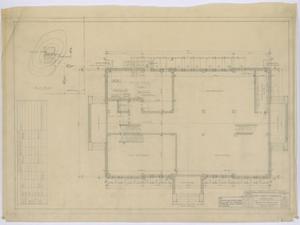 Primary view of object titled 'Irion County Courthouse: General Construction Plans, Basement'.