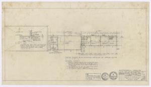 Primary view of object titled 'School Buildings, Eldorado, Texas: Partial Floor Plan'.