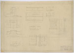 Primary view of object titled 'Irion County Courthouse: Furniture Plans'.