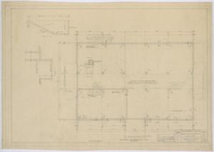 Primary view of object titled 'Irion County Courthouse: Structural Plans, Basement'.