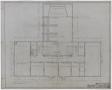 Technical Drawing: Eastland High School, Eastland, Texas: Second Floor Plan