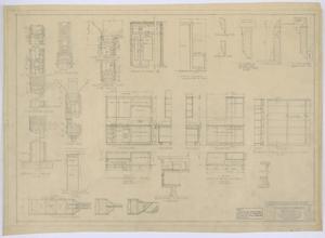 Primary view of object titled 'Irion County Courthouse: General Construction Plans, Doors and Cabinets'.