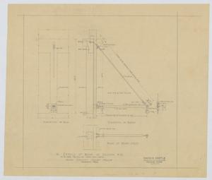 Primary view of object titled 'Irion County Courthouse: Details of Boom at Column #22'.
