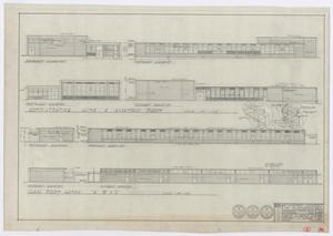 Primary view of object titled 'Elementary School Building, Fort Stockton, Texas: Elevations'.