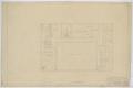 Technical Drawing: Irion County Courthouse: Furniture Plans, Third Floor