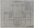 Technical Drawing: Eastland High School, Eastland, Texas: First Floor Plan