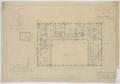 Technical Drawing: Irion County Courthouse: Plumbing, Heating, and Electric, Third Floor