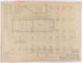 Technical Drawing: Sterling County Courthouse: Basement and Foundation