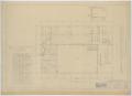 Technical Drawing: Irion County Courthouse: Structural Plans, Third Floor