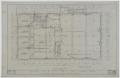 Technical Drawing: Strawn City Hall: Second Floor