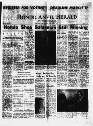Primary view of object titled 'Hondo Anvil Herald (Hondo, Tex.), Vol. 80, No. 10, Ed. 1 Friday, March 11, 1966'.