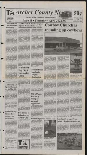 Primary view of object titled 'Archer County News (Archer City, Tex.), No. 18, Ed. 1 Thursday, April 30, 2009'.